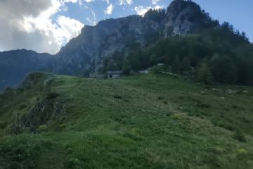 l'arrivo a Cormoney