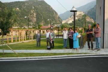 Posteggio La Guiaz - Inaugurazione